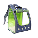 Cat carrier bag transparent pvc large capacity double shoulder backpack