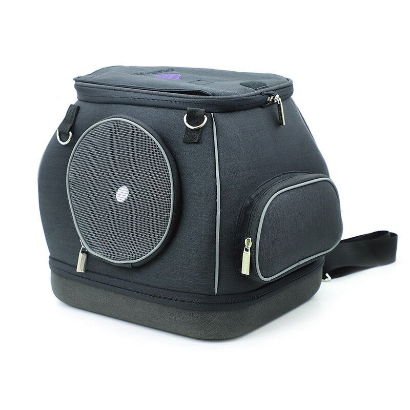 Cat carrier small pet portable cage cationic linen eva material breathable