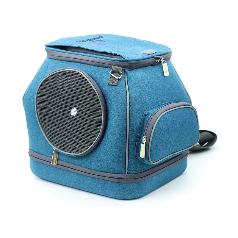 Cat carrier small pet portable cage cationic linen eva material breathable
