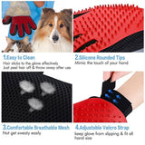 Pet Dog Hair Brush Comb Glove For Pet Cleaning Massage (1 pair)