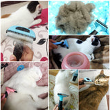 Professional Pet Grooming Brush & Deshedding Tool Reduces Shedding Up To 95% in Dogs & Cats - NuoPets