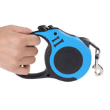A Retractable Strong Nylon Dog Leash with Comfortable Hand Grip, One Button Brake, Pause & Lock - NuoPets