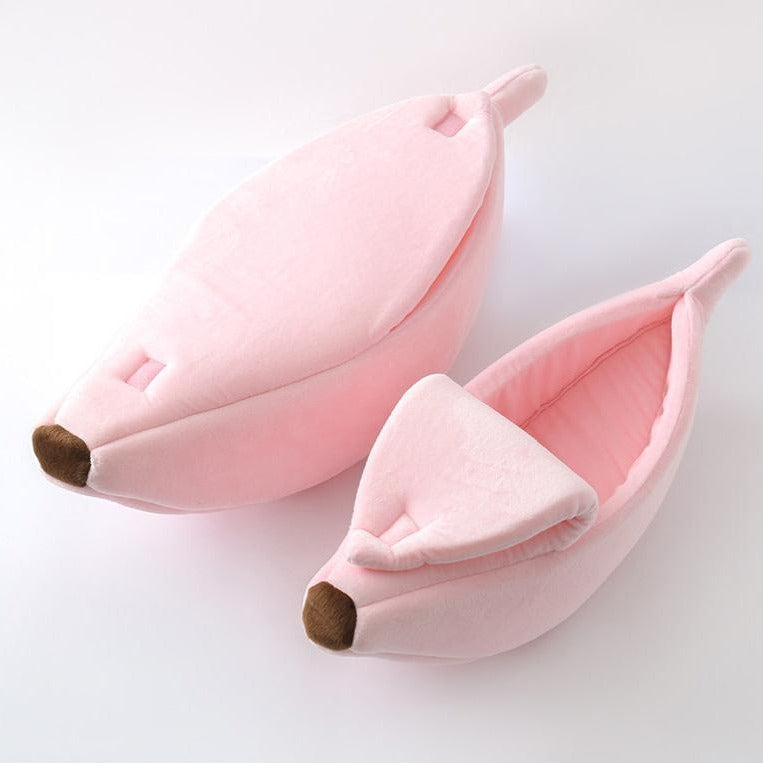 Cat Bed Banana Shaped Soft Cat House