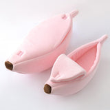 Cat Bed Banana Shaped Soft Cat House