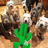 Nuopets Pet Toothbrush Chew Toy Doggy Brush Stick Soft Rubber dog Teeth Cleaning