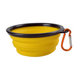 Collapsible Dog Bowl For Food & Water. A Fordable Travel Pet Bowl with Carabiners - NuoPets