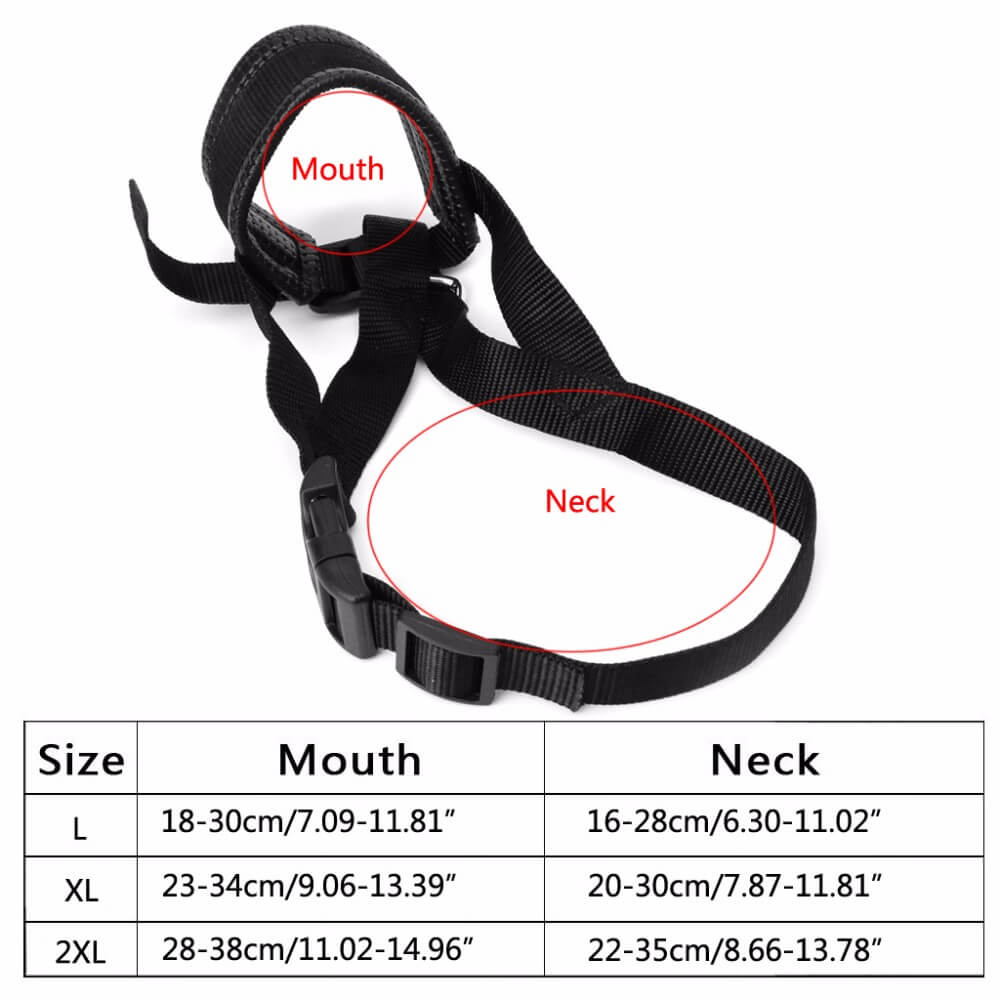 Pet Dog Padded Head Collar Gentle Halter Leash Leader Stop Pulling Training Tool