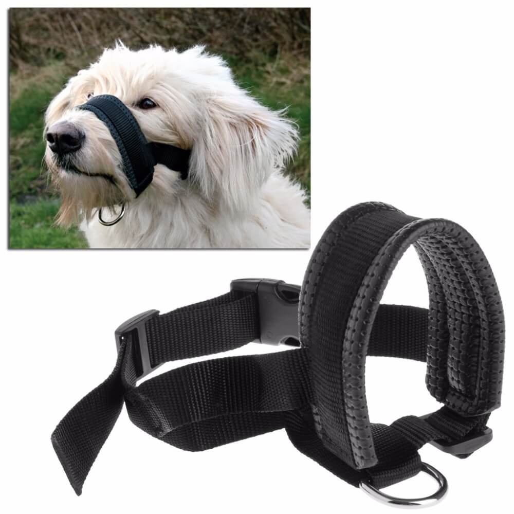 Pet Dog Padded Head Collar Gentle Halter Leash Leader Stop Pulling Training Tool
