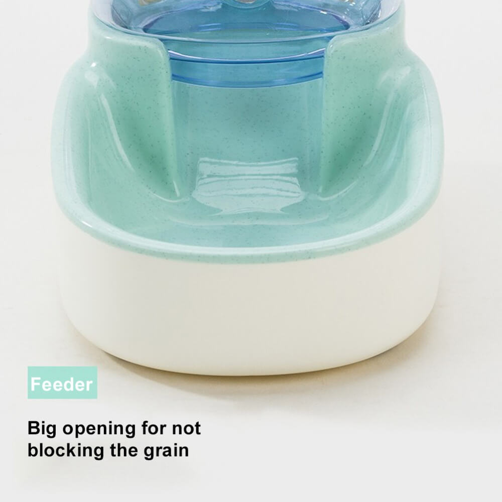 Pets Automatic Self-Dispensing Gravity Pet Feeder and Waterer for Dogs & Cats