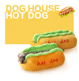 Nuopets Hot Dog Bed Dog Kennel Mat Warm Soft Bed