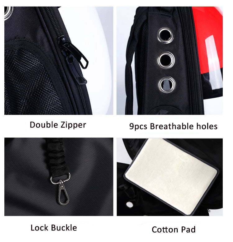 Pet Backpack Carrier Space Capsule Bubble Waterproof pet bag