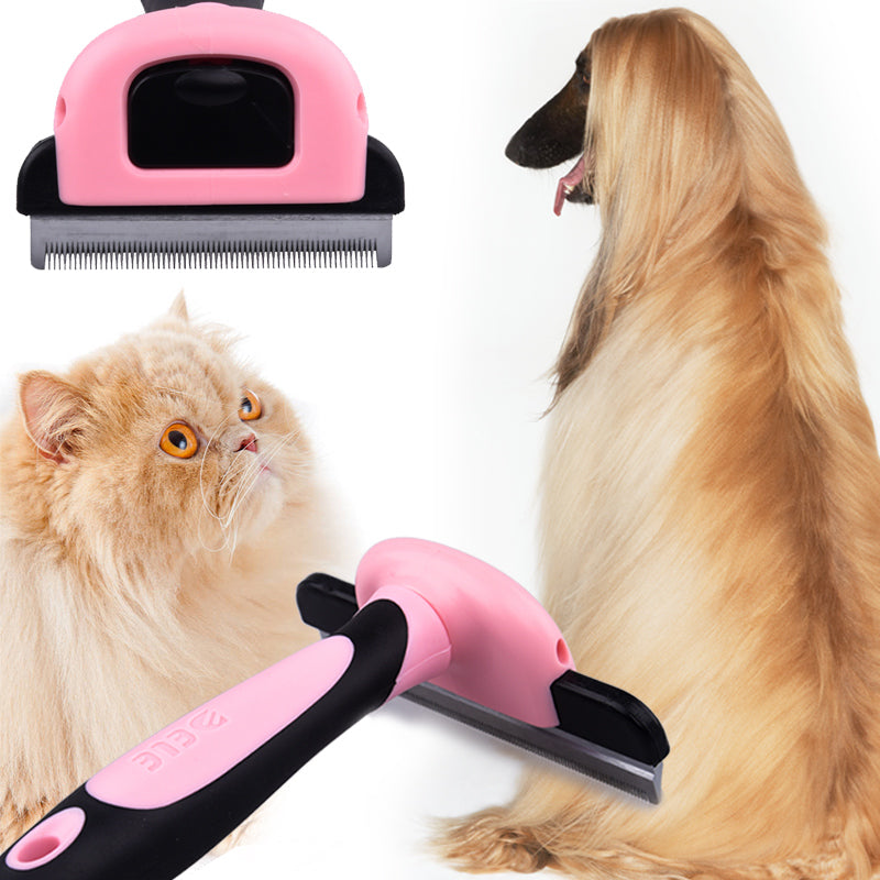 Professional Pet Grooming Brush & Deshedding Tool Reduces Shedding Up To 95% in Dogs & Cats - NuoPets