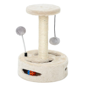 Pet cat scratching toy sisal climbing furniture cat interactive toys