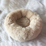 Nuopets Fuzzy Nest Calming Dog Bed Anti Anxiety Long Plush Pet Bed