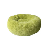 Nuopets Fuzzy Nest Calming Dog Bed Anti Anxiety Long Plush Pet Bed