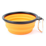 Collapsible Dog Bowl For Food & Water. A Fordable Travel Pet Bowl with Carabiners - NuoPets