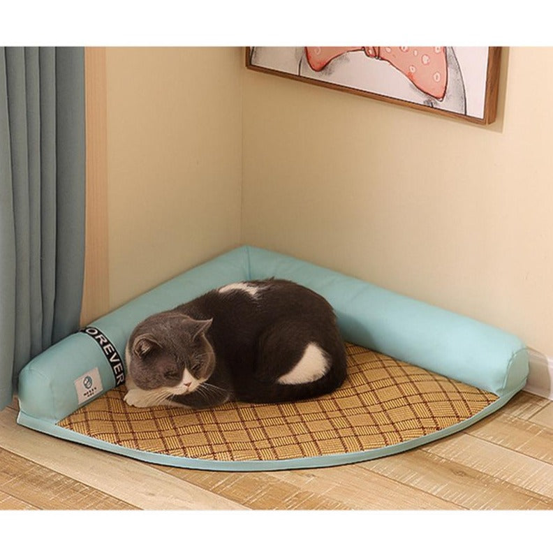 Summer Corner Cooling Dog Bed Removable Pet Mat