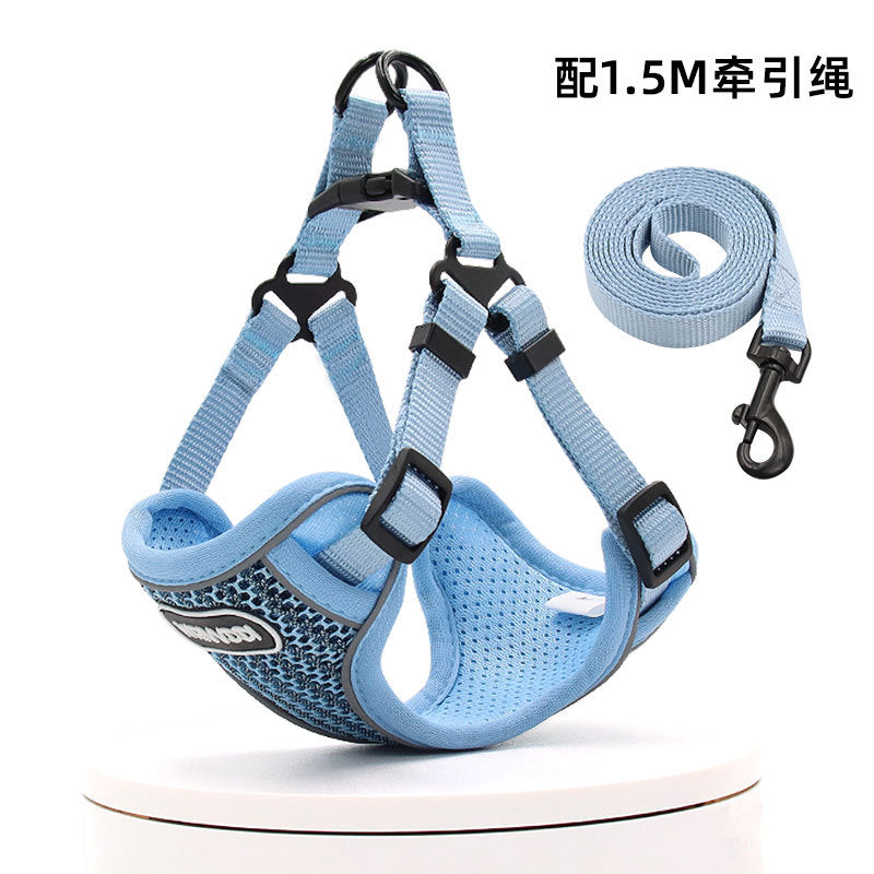Pet Chest Strap Pet Traction Rope Breathable Comfort Dog Chest Strap