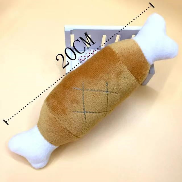 Nuopets Dog Squeaky Chew Toys Cat Toy Plush Pet Products