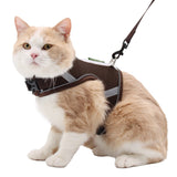 Pet Dog Cat harness Mesh Air-breathable Chest Strap With Leash