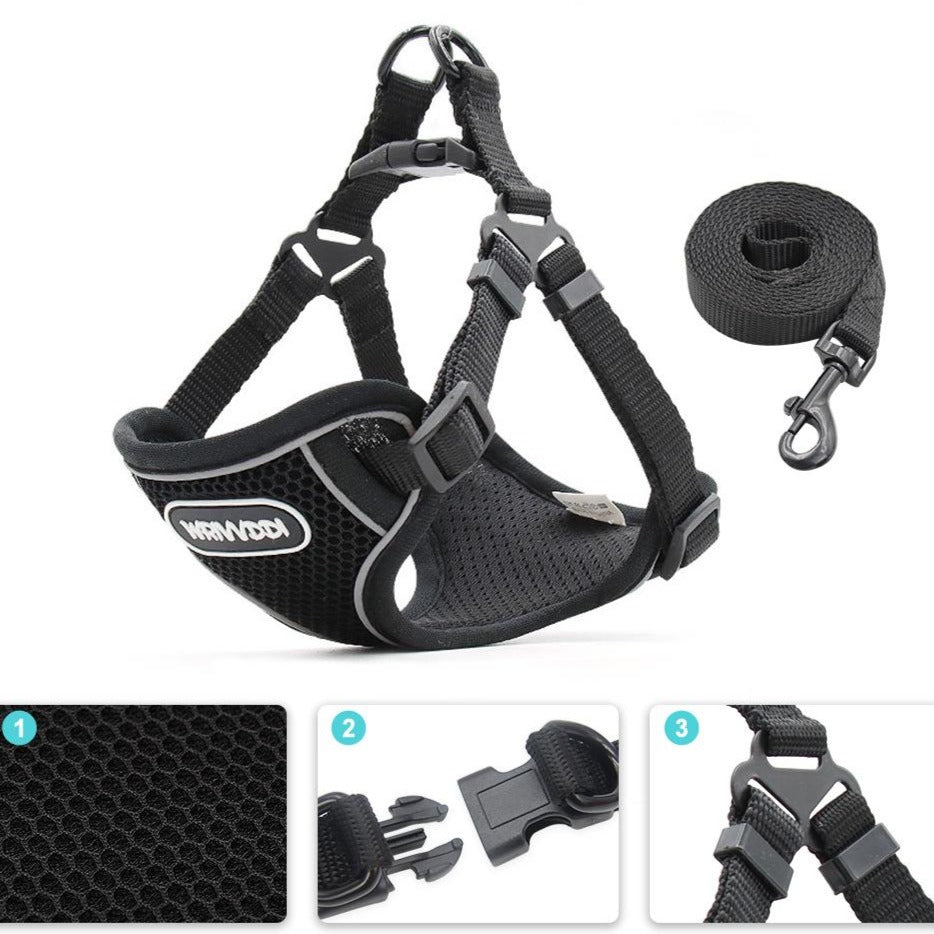 Pet Chest Strap Pet Traction Rope Breathable Comfort Dog Chest Strap