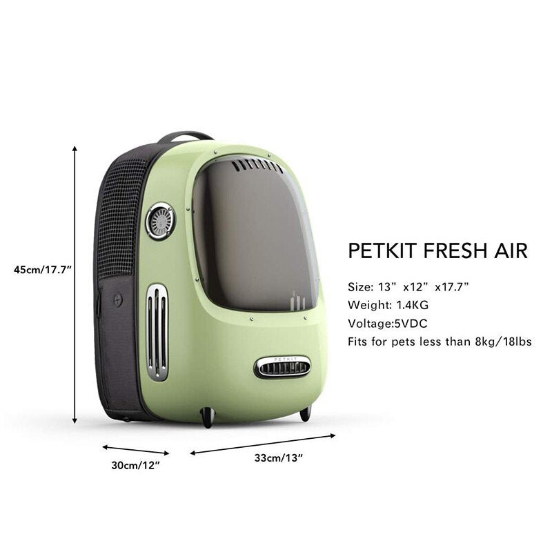 Vintage style travel pet backpack carrier bag waterproof breathable