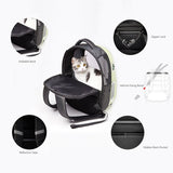 Vintage style travel pet backpack carrier bag waterproof breathable
