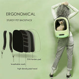 Vintage style travel pet backpack carrier bag waterproof breathable