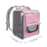 Pet cat carrier backpack breathable cat travel outdoor shoulder bag