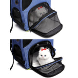 Pet cat carrier bag breathable outdoor pet backpack with bubble portable