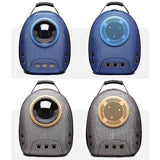 Pet cat carrier bag breathable outdoor pet backpack with bubble portable