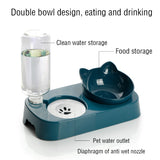 Pet Cat Elevated Bowls Durable Double Cat dog Bowls Raised Stand Cat Feeding