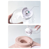 Pet Dog Cat Bowl Fountain Automatic Food Water Feeder Container Dispenser