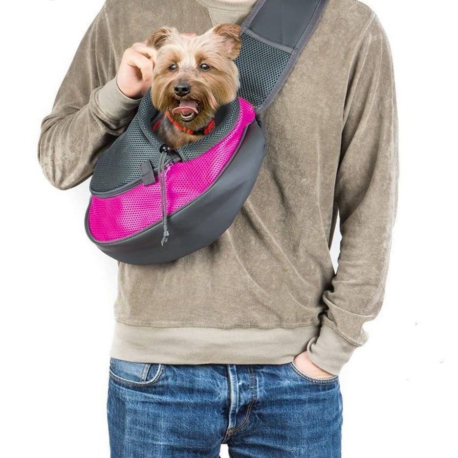 Nuopets hands-free pet carrier dog breathable pouch