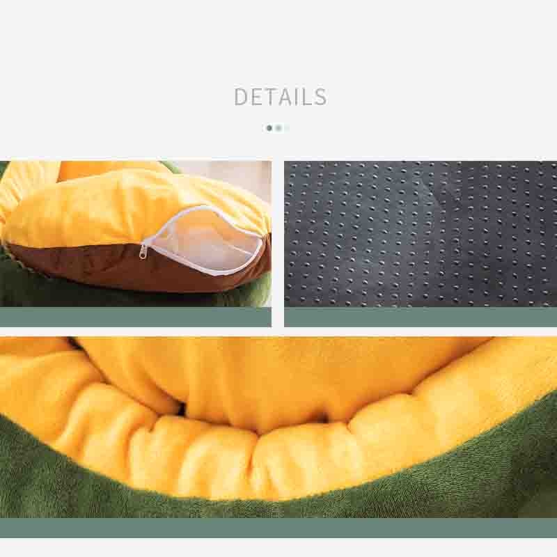 Pet Cat Dog Bed House for Cats Indoor Warm Frog Small Dog Sleep Mat