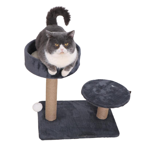 Cat tree cat tower with natural sisal scratching post for cats activity