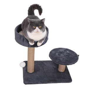 Cat tree cat tower with natural sisal scratching post for cats activity