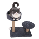 Cat tree cat tower with natural sisal scratching post for cats activity