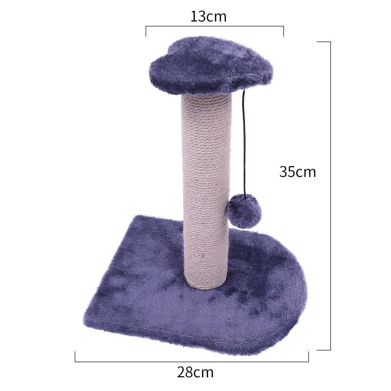 Cat tree cat tower with natural sisal scratching post for cats activity