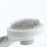 Self Cleaning Slicker Brush for Dog and Cat Removes Undercoat Tangled Hair Massages