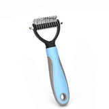 Self Cleaning Slicker Brush for Dog and Cat Removes Undercoat Tangled Hair Massages