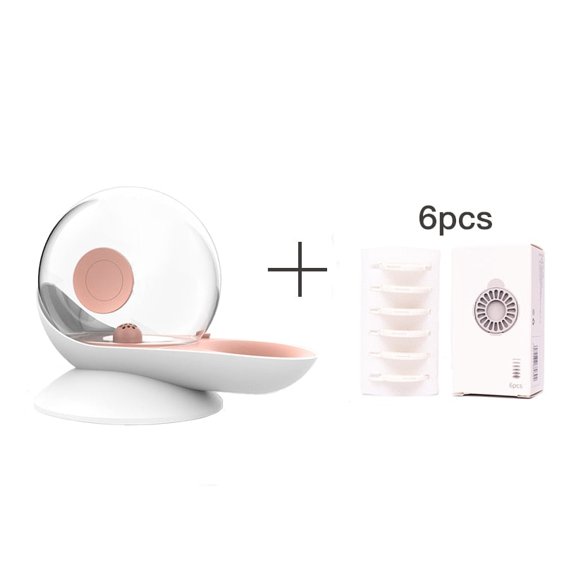 Snails Bubble Automatic Cat Water Bowl Fountain For Pets Water Dispenser Large Drinking Bowl Cat Drink No Electricity