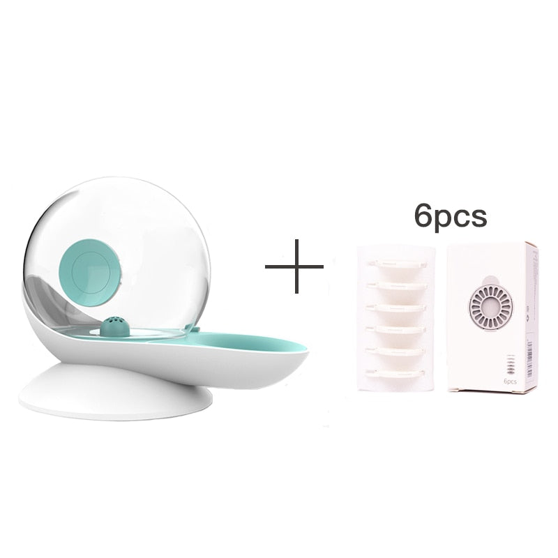 Snails Bubble Automatic Cat Water Bowl Fountain For Pets Water Dispenser Large Drinking Bowl Cat Drink No Electricity