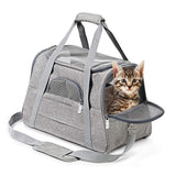 Soft pet carriers portable breathable foldable bag cat dog carrier bags