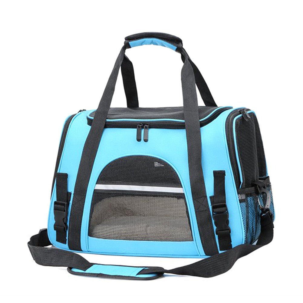 Soft pet carriers portable breathable foldable bag cat dog carrier bags