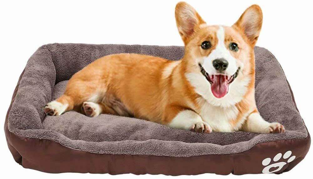 S-3XL 9 Colors Paw Pet Sofa Dog Beds Waterproof Bottom Soft Fleece Warm Cat Bed