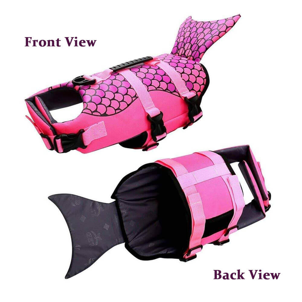 Nuopets Dog Life Jacket Floating Vest With Adjustable Strap