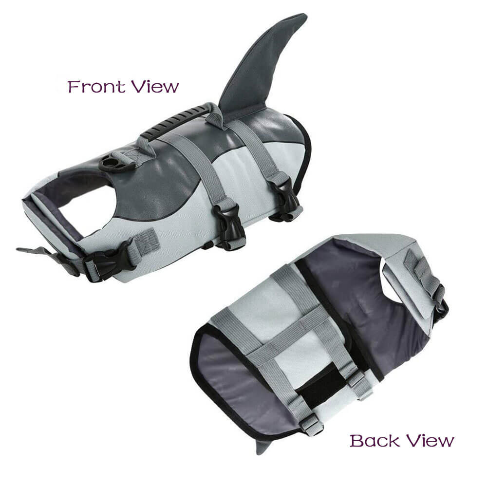 Nuopets Dog Life Jacket Floating Vest With Adjustable Strap