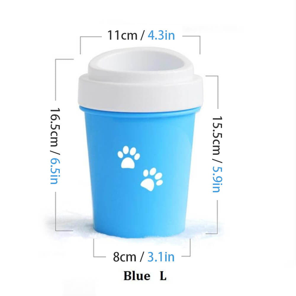 Pet Paw Cleaner Washer Cup With Soft Bristles
