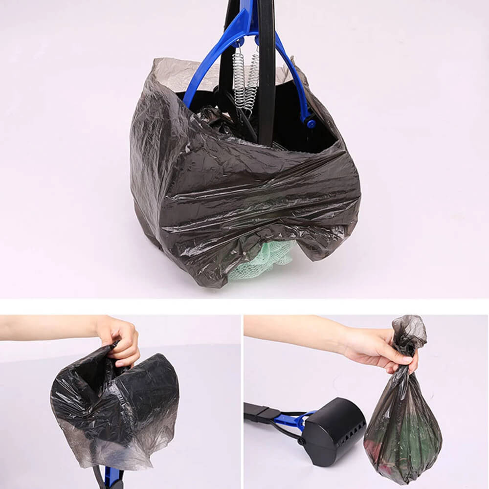 Waste & Pet Pooper Scooper For Dogs & Cats Both Foldable, Durable Spring For Easy Grass and Gravel Pick Up